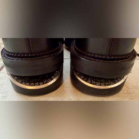Alexander Wang Black Combat Boots sz 36.5. - Picture 4 of 13